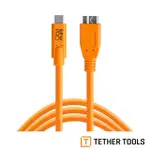 【TETHER TOOLS】CUC3315-ORG TETHER PRO 傳輸線 USB-C TO 3.0 MICRO-B(正成公司貨)
