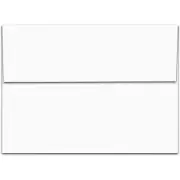 White Linen Textured Envelopes - 4 3/4" x 6 1/2" (A6 Size) - 70lb Text - 50 Qty