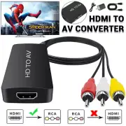 HDMI to RCA Converter, HDMI to AV Composite Video Audio Converter Adapter