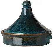 Amazing Cookware 20 cm Terracotta Tagine, Peacock Green