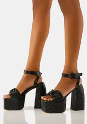 [AZALEA WANG] Sahar Platform Sandals