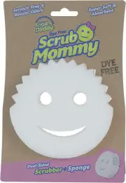 Scrub Daddy Dual Sided Sponge and Scrubber Scrub Mommy Dye Free PK-1 W/FREE SHIP