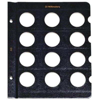 Whitman Blank Page 32mm Coin Holder for Classic Albums