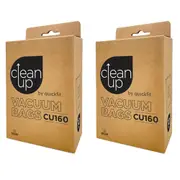 2x 10pc CleanUp CU160 Replacement Vacuum Bags for Peak Performance Durable