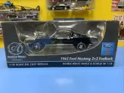 ERTL AUTHENTIC AMERICAN MUSCLE 1965 FORD MUSTANG 2+2 FASTBACK BLACK "NEW"