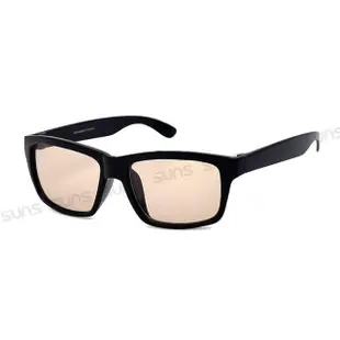 【SUNS】濾藍光眼鏡 經典素面方框眼鏡 輕量設計 抗紫外線UV400 S75(阻隔藍光/台灣製/標準局檢驗合格)