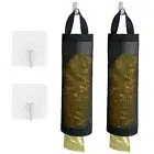 With Hooks Waterproof Foldable Mesh Storage Dispenser Plastic Bag Holder