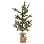 Pinecone Spruce Tree with Soft Needles Christmas Tabletop Tree 24 Inch