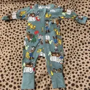bonds x disney pixar toy story zip wondersuit sz 0000 bnwt (acc597