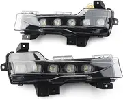 Fog Light 2Pcs Car Fog Lamp Daytime Running Light DRL With Flowing Turn Signal Light For Tesla Model 3 2017-2021 For Model Y 2019-2022