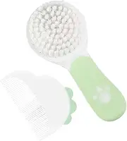 Beaupretty 2set Baby Brush Comb: Grooming Soft Bristles Comb Brush for Newborns Toddler Hair Care Baby Registry Present