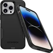 [Otterbox] iPhone 14 Pro (ONLY) Commuter Series Case - Black, Slim & Tough, Pocket-Friendly, with Port Protection