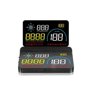 【FLYone】RM-H33 HUD GPS測速提醒+OBD2 雙系統多功能汽車抬頭顯示器