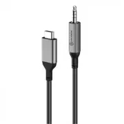 Alogic Ultra ULC35A1.5-SGR USB-C to 3.5mm Audio Cable - 1.5m - Space Grey