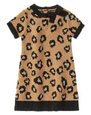 Gymboree RIGHT MEOW leopard sweater dress size 18-24 months NWT