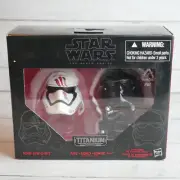 Hasbro Star Wars Black Series Titanium Series Finn & Fighter Pilot Helmets #5