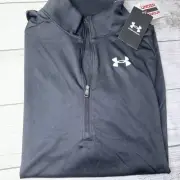 Under Armour Boys Youth XL (18/20) Black Lightweight Pullover Quarter Zip