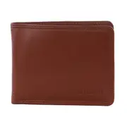 Milleni Leather Men's Flat Wallet for Men 10 x 2 x 11 cm - Tan