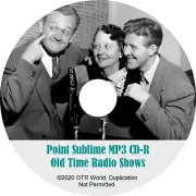 Point Sublime OTR Old Time Radio Shows MP3 On CD 13 Episodes
