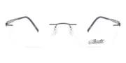 Silhouette Blend 5555 6560 Men's Glasses Black Size 56 - Private Health Rebate - Blue Light Block Available