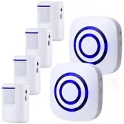 Motion Sensor Alarm, Long Range Wireless Driveway Alarm, Indoor Home Security...