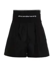 [Alexander Wang] Alexander Wang-Safari Bermuda E Short Nero-Donna 2 Black