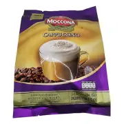 Moccona Instant Coffee Cappuccino 3 in 1 Freeze Dried Creamy Blend 12Sachets