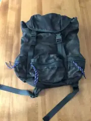 NEW Rebecca Minkoff Downtown Military Backpack Bag Purse Nylon Green Camo Print