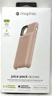 Mophie Juice Pack Access Battery Case for iPhone 11 Pro Max, Pink