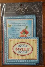 Graphic 45 Home Sweet Home Paper & Ephemera Cards NEW