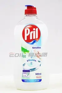 在飛比找Yahoo!奇摩拍賣優惠-【易油網】【缺貨】PRIL 高效能洗碗精 500ml 白色敏