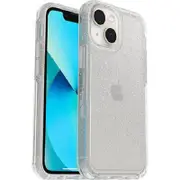 OtterBox Apple iPhone 13 Mini / iPhone 12 Mini Symmetry Series Clear Antimicrobial Case - Stardust (Clear Glitter) (77-83501)