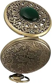 [MOBUTOFU] 1pc Pocket Watch Gold Watch Digital Watch for Women Watch Demagnetizer Watch Boxes Watch Holder Number Necklace Man Watch Vintage Watch Goth Jewelry Watches for Men Coffee Quartz
