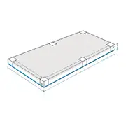 Mesh Custom Sandbox Covers - With 6 Pole Cut-Out