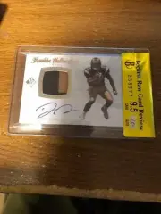 Donnie Avery 2008 SP Authentic Rookie Authentics 2 CLR Patch Auto /999 BGS 9.5