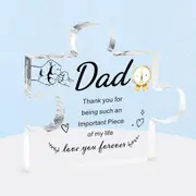 Decorative Acrylic Puzzle Perfect Gift for Dad and Daughter