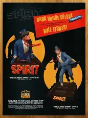 2008 Dark Horse Deluxe Classic Spirit Bust/Statue Print Ad/Poster Will Eisner