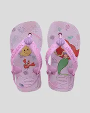 [Havaianas] Havaianas Toddlers' Disney Classics Ariel Flip Flops Shoes in Fresh Lavander Size 16 16 Fresh Lavander