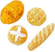 Odoria 1/12 Scale Dolls House Miniature Bread 4Pcs Dollhouse Accessories
