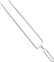 Abaodam Stainless Steel Roasting Forks BBQ Skewers for Outdoor Cooking for Meat and Vegetables Easy to Clean Portable Design for Camping and Barbecues
