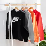 -EJ-零碼出清 NIKE SWOOSH HOODIE 黑白 灰白 橘 紅 LOGO 內刷毛 帽T BV2974-010