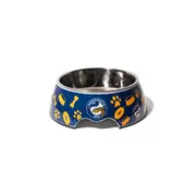 NRL Parramatta Eels Pet Bowl Dog/Puppy 20cm Stainless Steel Food/Drink Feeder