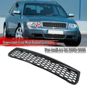 Front Bumper Center Mesh Grille Gloss Black Honeycomb For 2002-2005 Audi A4 B6 (for: Audi)