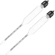 1set Multi Functional Hydrometer for Liquid Density Measurement Accurate Lactate for Milk Easy to Use Lactometer for Kitchen and Home Testing 2pcs