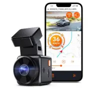 E1 Lite 1080P WiFi Mini Dash Cam with GPS and Speed, Free App, Voice Control ...