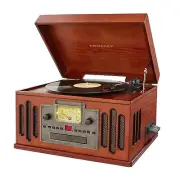 Crosley CR704B-PA Deluxe Musician Record Player Turntable Bluetooth CD AM/FM NEW