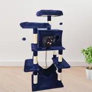 Petwiz Royal Palace 145cm Cat Tree Scratching Post Condo Playground