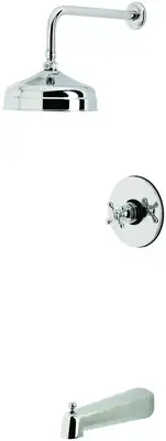 Kingston Brass KB633.BX Metropolitan Tub and Shower Trim Package - Chrome