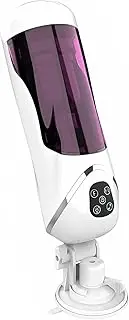 Electric Male Masturbator Cup Sex Toys for Men Automatic Vibrating Telescopic Rotating Sucking Masturbating Cup for Men 2 in 1 Vacuum Pump Penis Stimulator Masturbation Sex Toys for Adult