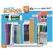 Back To School Essentials School Supply List Value Pack (42 Count)